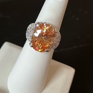 ⭐️ Esposito Espos Sterling 925 Citrine Ring~Size 6